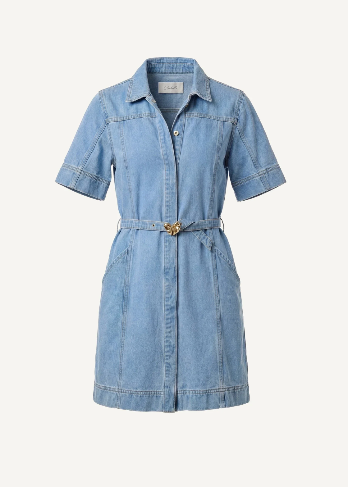Cleobella Whitney Denim Dress | Light Denim