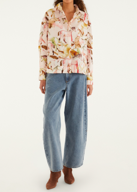FARM Rio Equestrian Light Pink Shirt