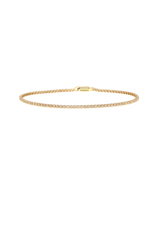 Adina Reyter Superfine Diamond Tennis Bracelet 14k Gold