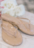 Indie Classic Thin Strap Sandal Light Nude Patent
