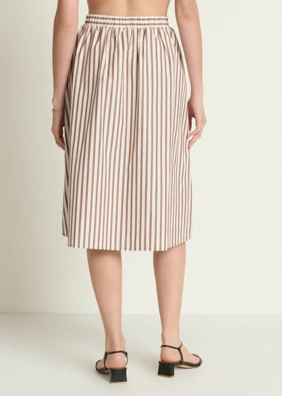 Nation LTD Tatiana Skirt | Sable Stripe