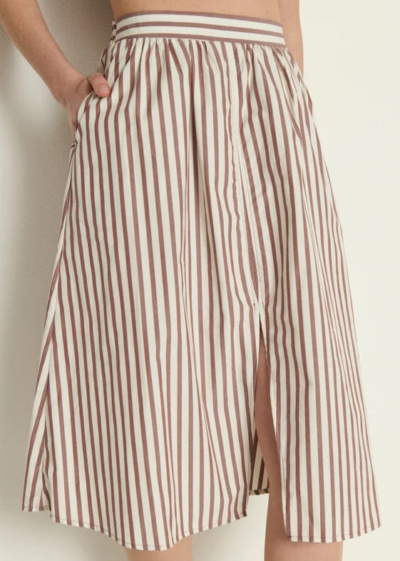 Nation LTD Tatiana Skirt | Sable Stripe