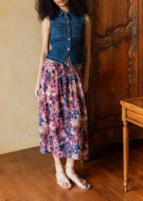 Cleobella Radha Ankle Skirt | Bergamo Print