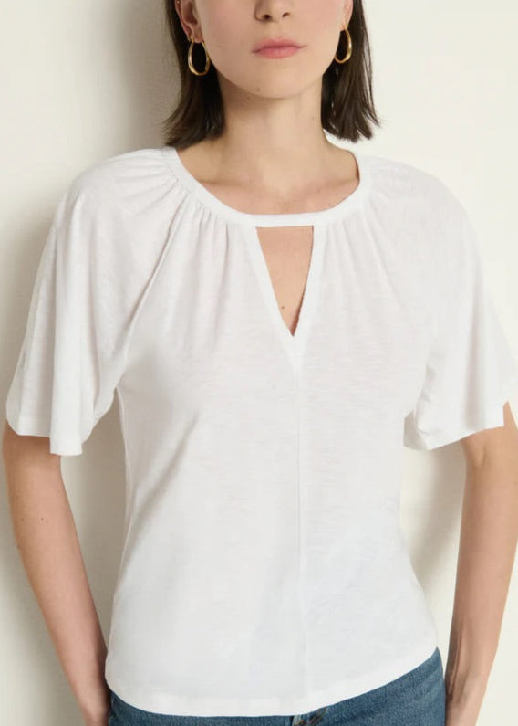 Nation LTD Tracy Keyhole Top | White