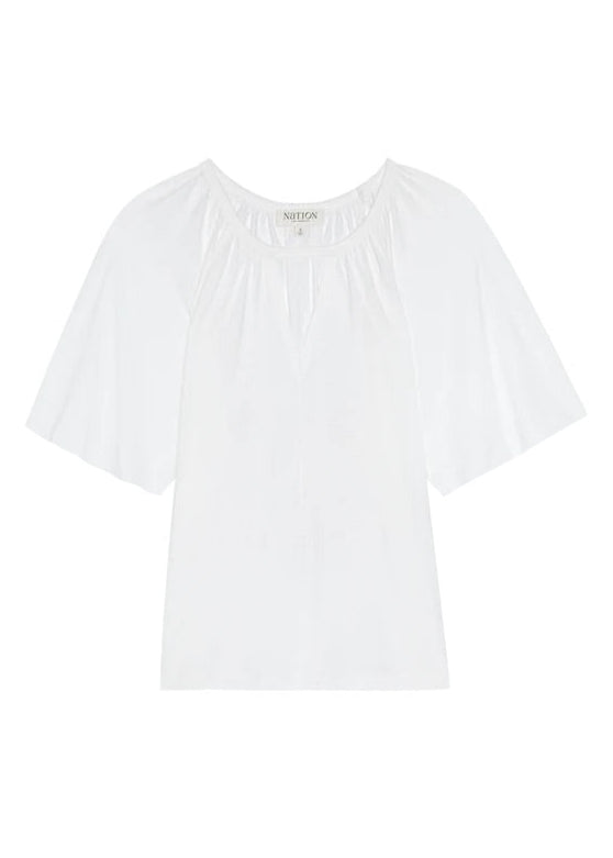 Nation LTD Tracy Keyhole Top | White