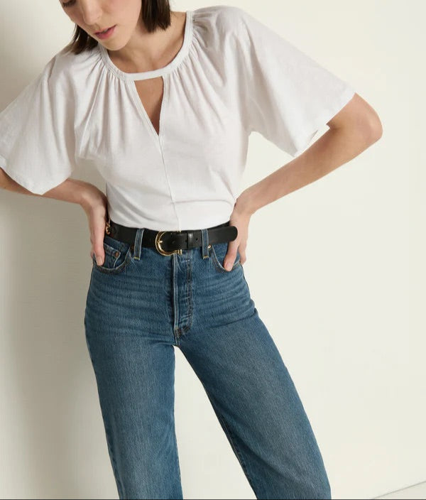 Nation LTD Tracy Keyhole Top | White