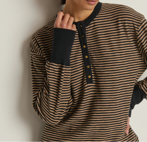 Nation LTD Victoria Henley | Mini Cocoa Stripe