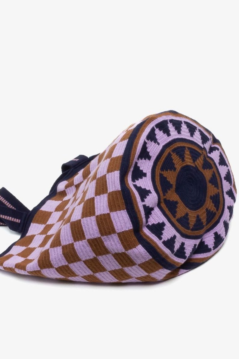 Guanabana Tote Bag Cirse Mauve + Brown