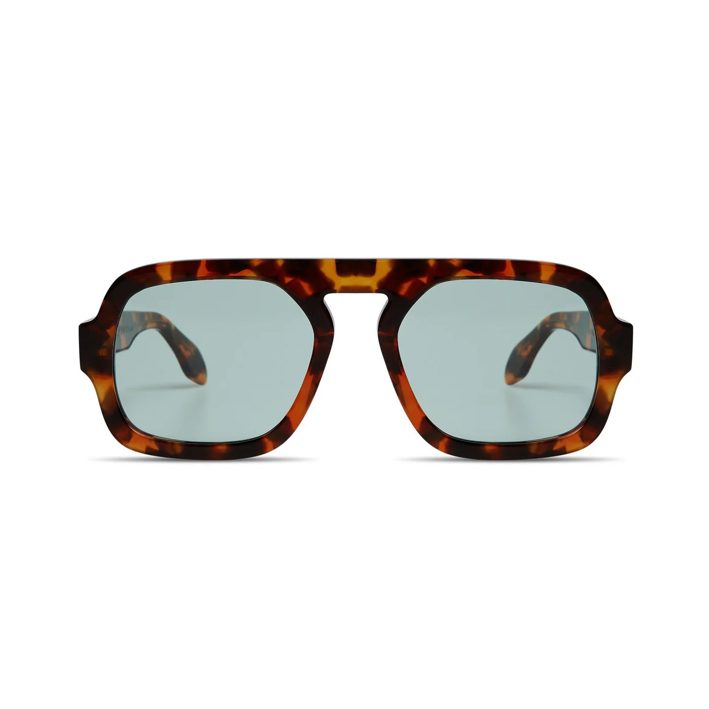 Elisa Johnson Jane in Brown Tortoise Blue Lens