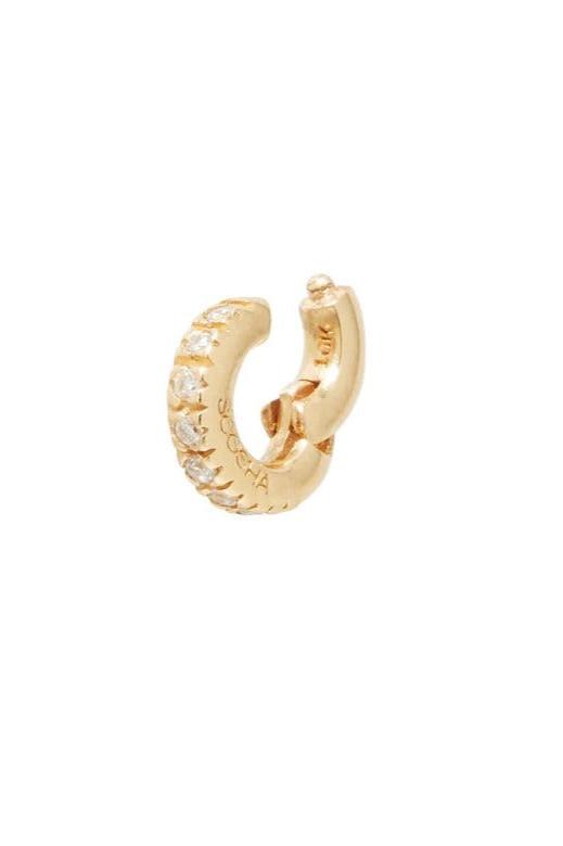 SCOSHA 10k Solid Gold + Diamond Enhancer Charm