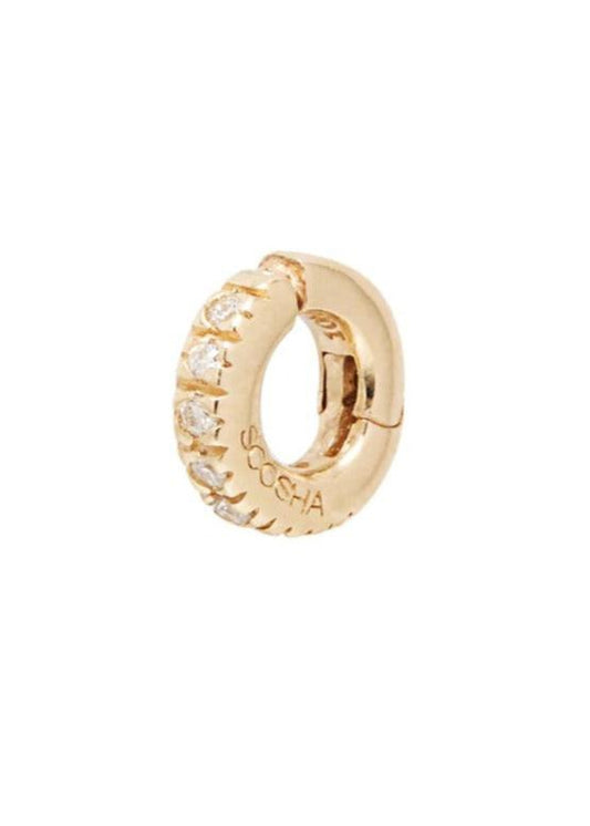 SCOSHA 10k Solid Gold + Diamond Enhancer Charm