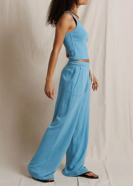 Perfect White Tee Blondie Tank Top | Milky Blue