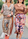 Rosalee Printed Skirt Tattoo