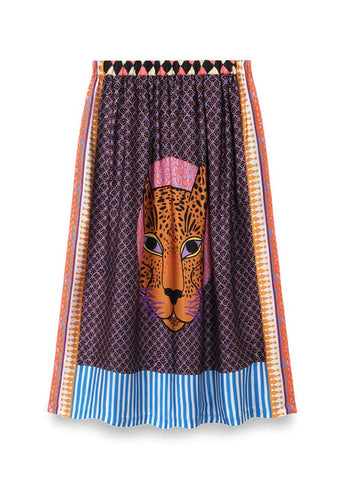 Hailey Printed Midi Skirt