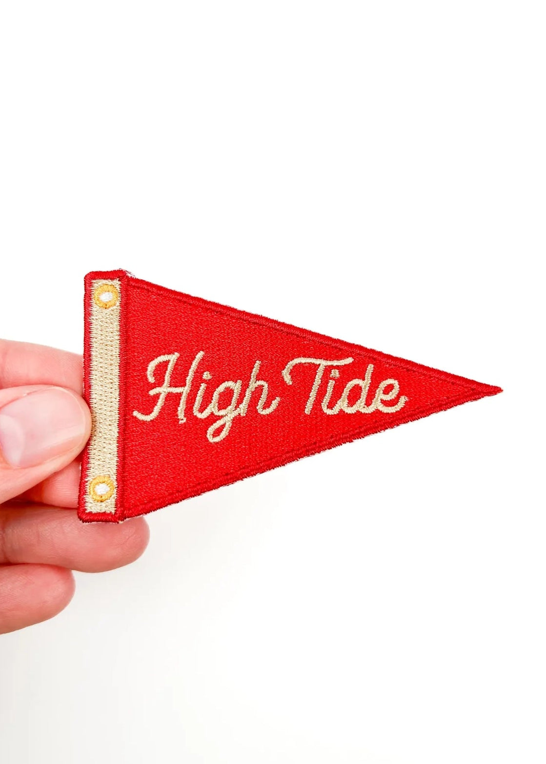Field Trip Threads High Tide Patch Nautical Sailing Pennant Embroidered Iron On