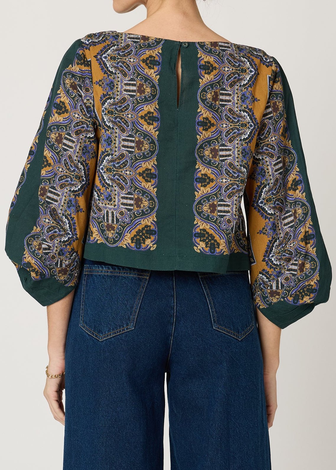 Cleobella Solana Blouse | Mercado Print