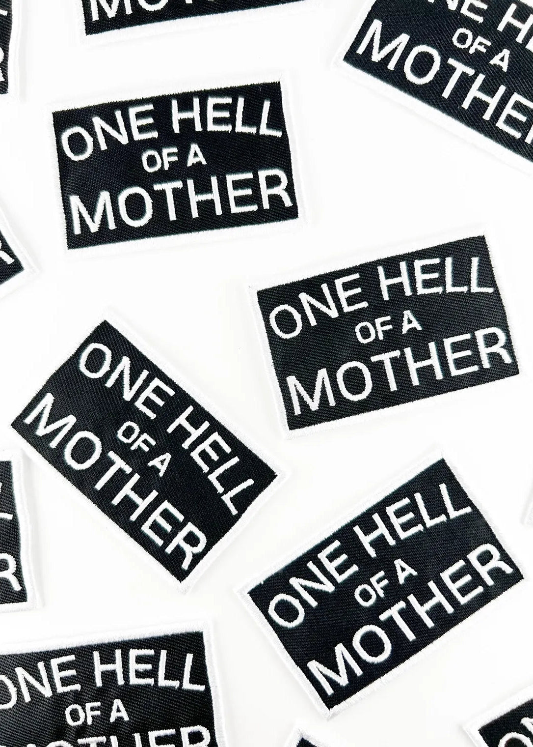 Field Trip Threads One Hell of A Mother Embroidered Iron-On Patch
