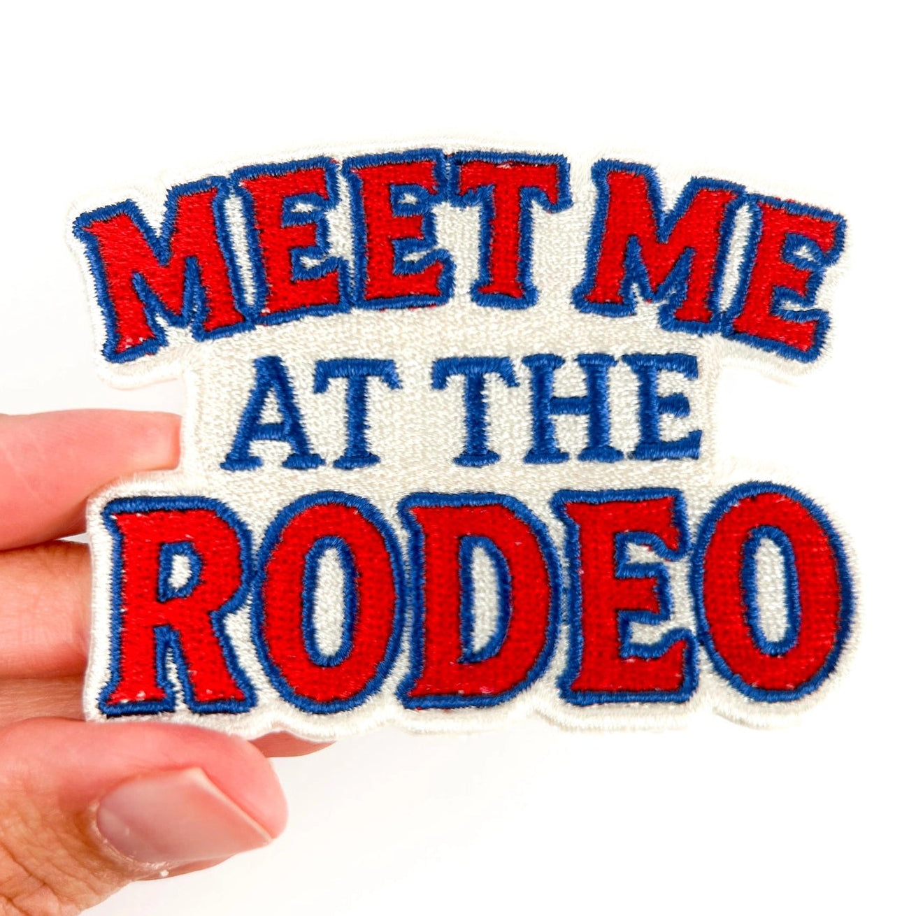 Field Trip Threads Meet Me At the Rodeo Embroidered Iron-On Patch
