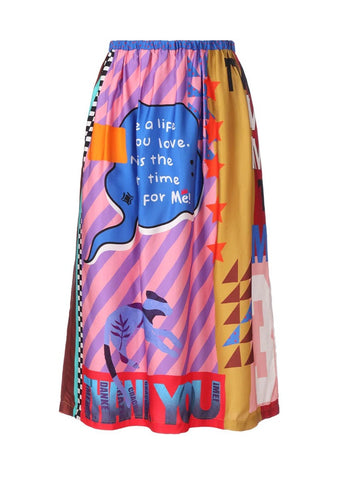 Rosalee Printed Skirt Me Time