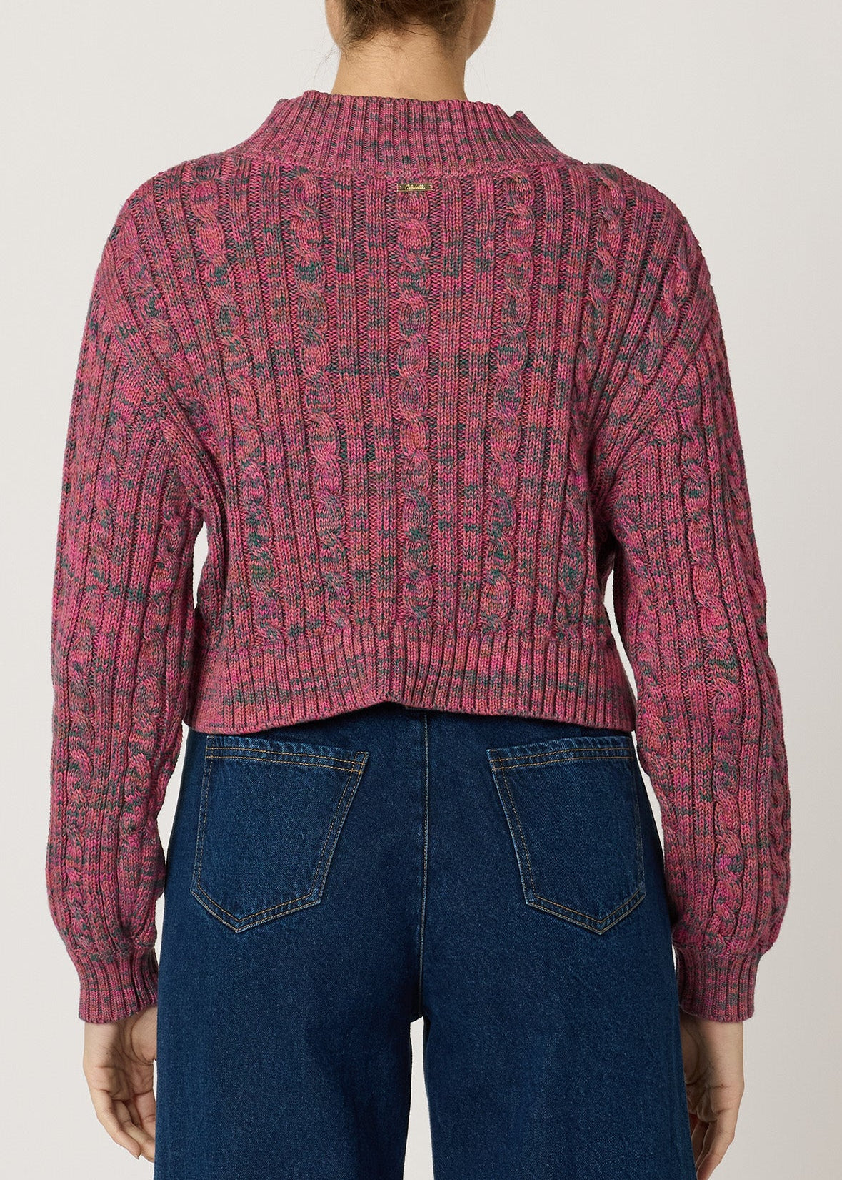 Cleobella Amor Sweater | Dark Rose Multi