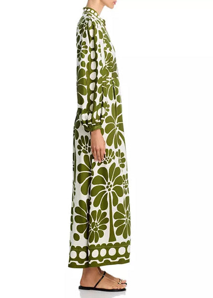 FARM Rio Palermo Green Maxi Dress