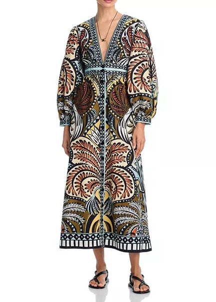 FARM Rio Balamana Multicolor Maxi Dress