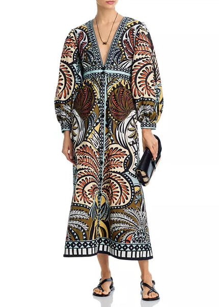FARM Rio Balamana Multicolor Maxi Dress