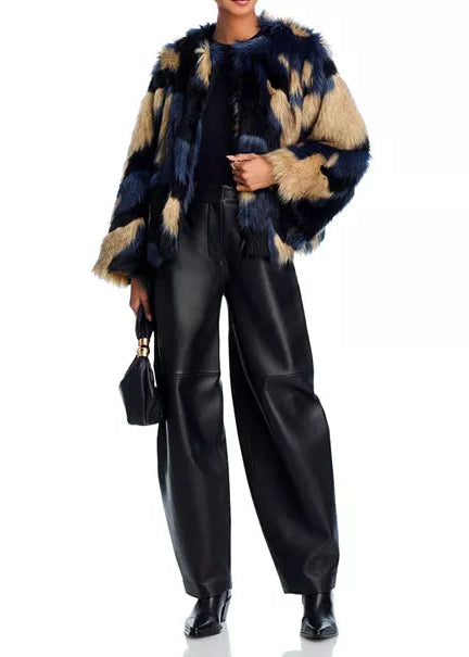 FARM Rio Fur Coat Multicolor