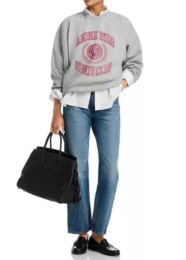 Anine Bing Miles Sweatshirt Collegiate | Grey
