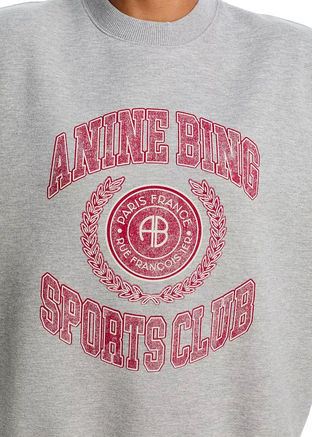 Anine Bing Miles Sweatshirt Collegiate | Grey