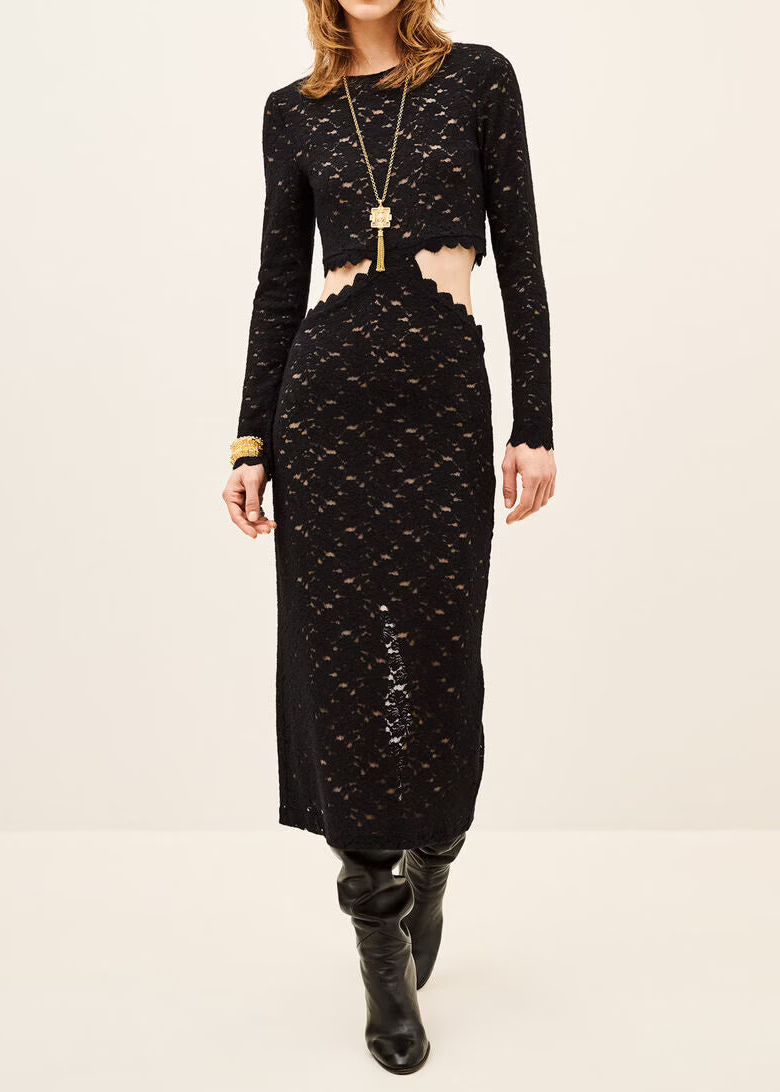 ba&sh Dress LOZEA | Noir