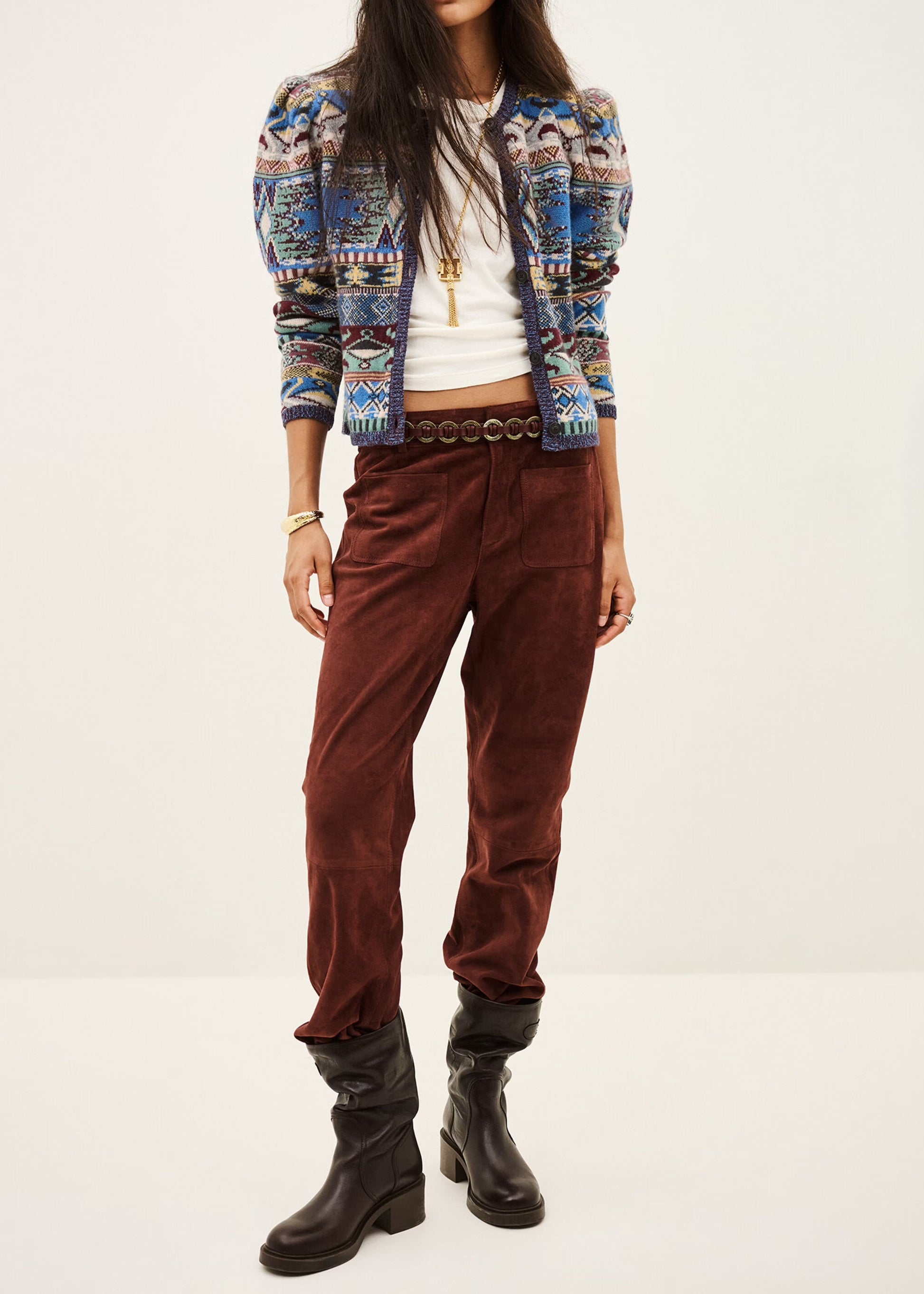 ba&sh MAJA Knit Cardigan
