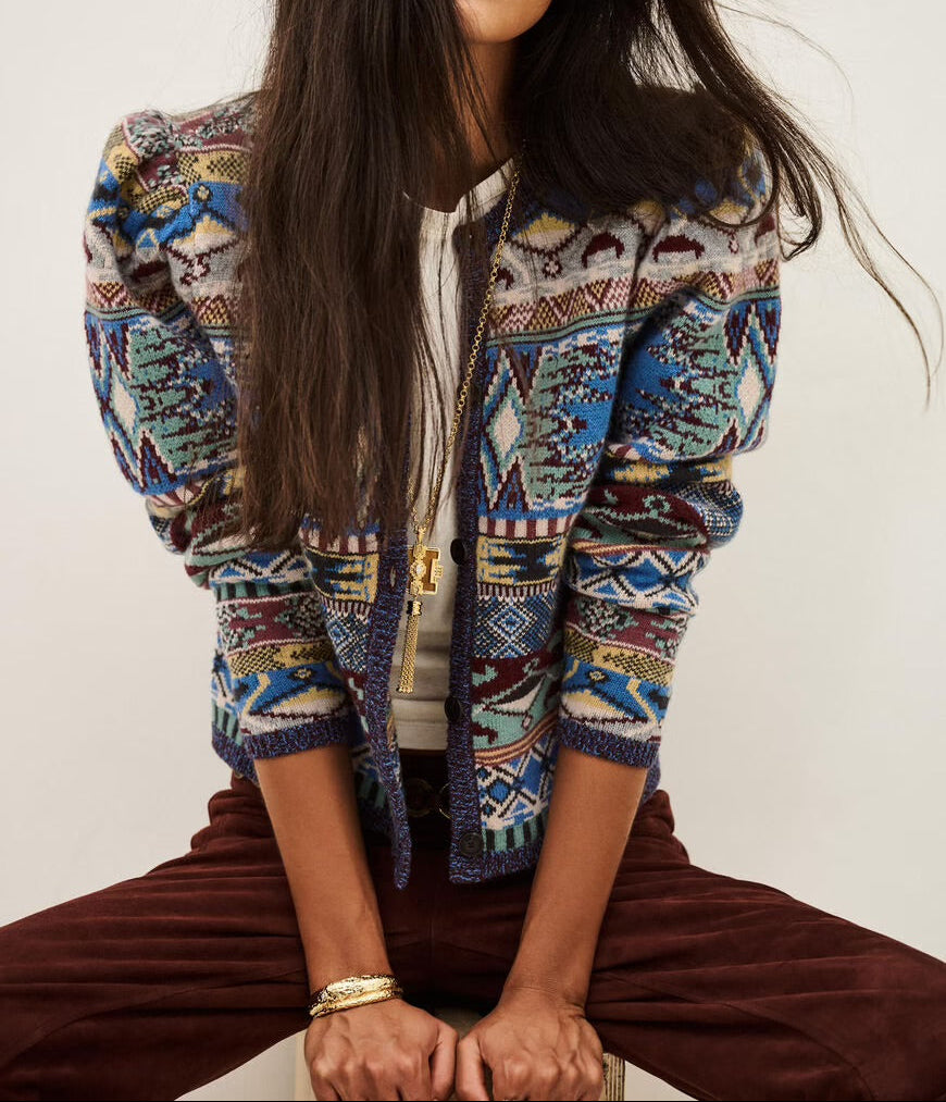 ba&sh MAJA Knit Cardigan