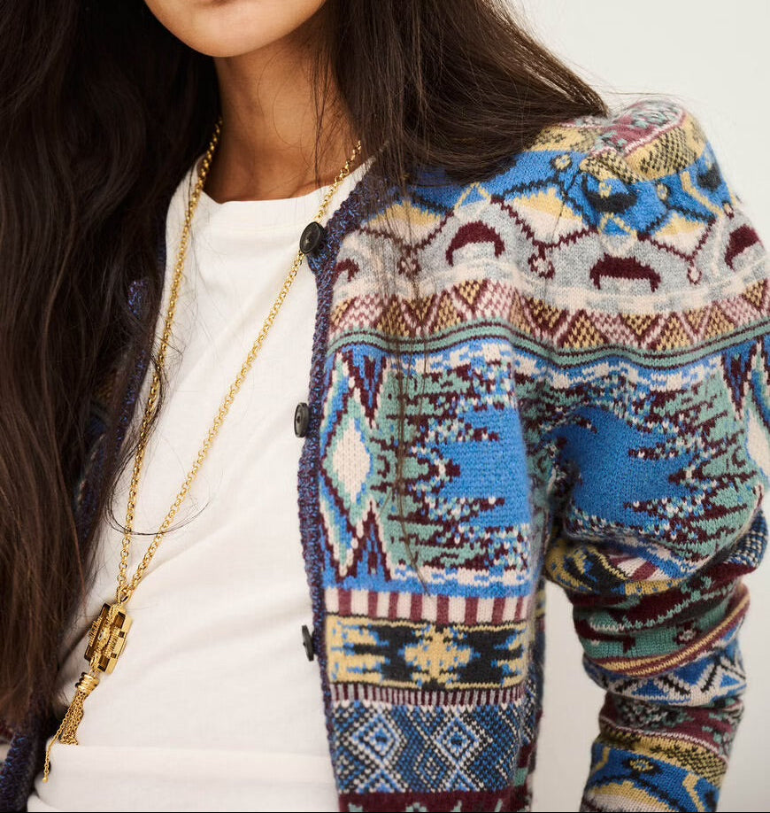 ba&sh MAJA Knit Cardigan