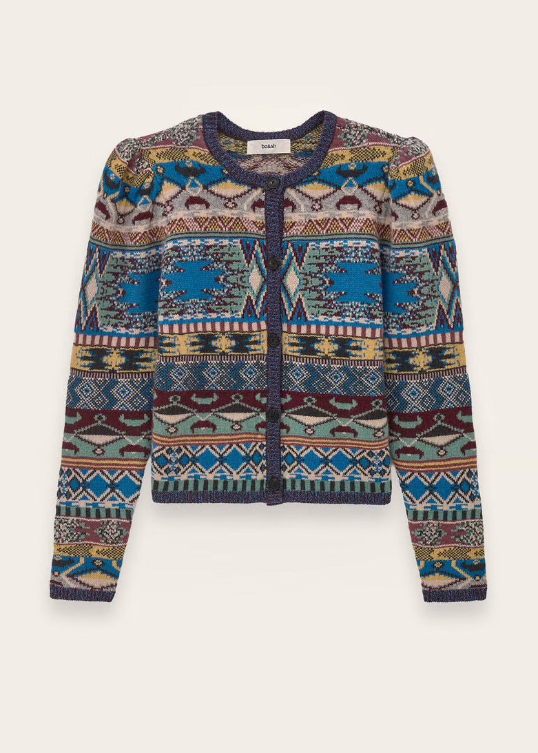 ba&sh MAJA Knit Cardigan