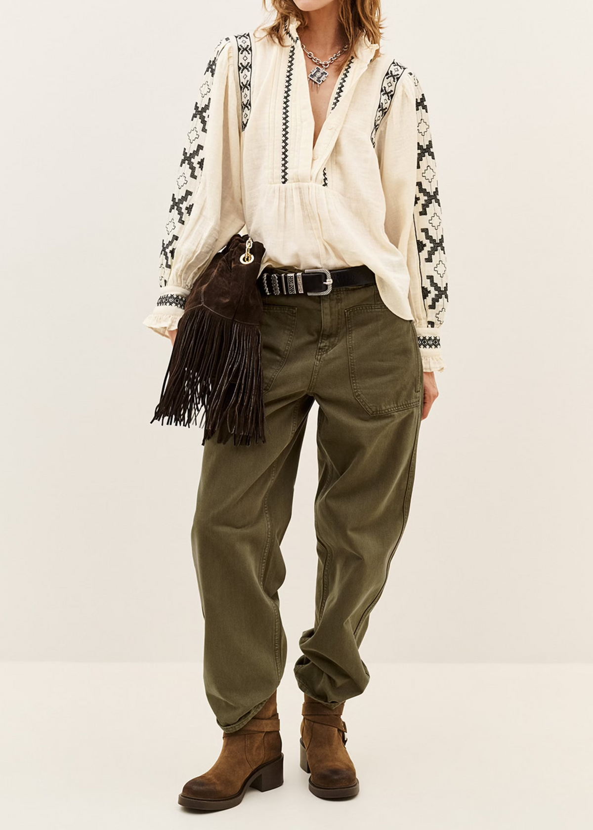 ba&sh Blouse PIDMA | Ecru