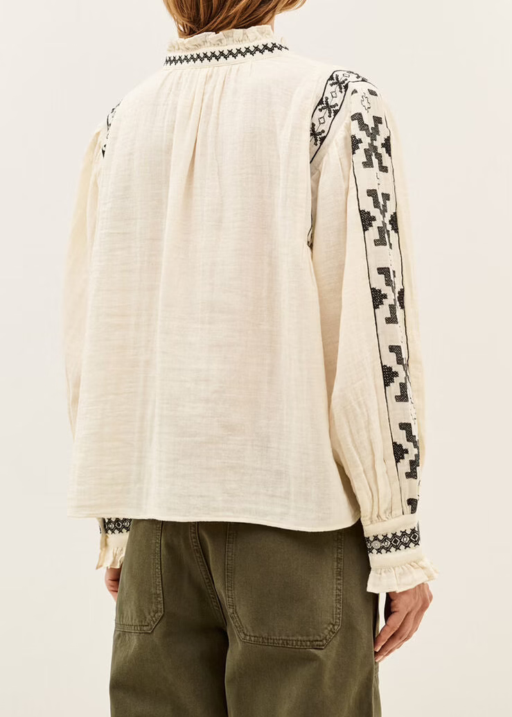 ba&sh Blouse PIDMA | Ecru