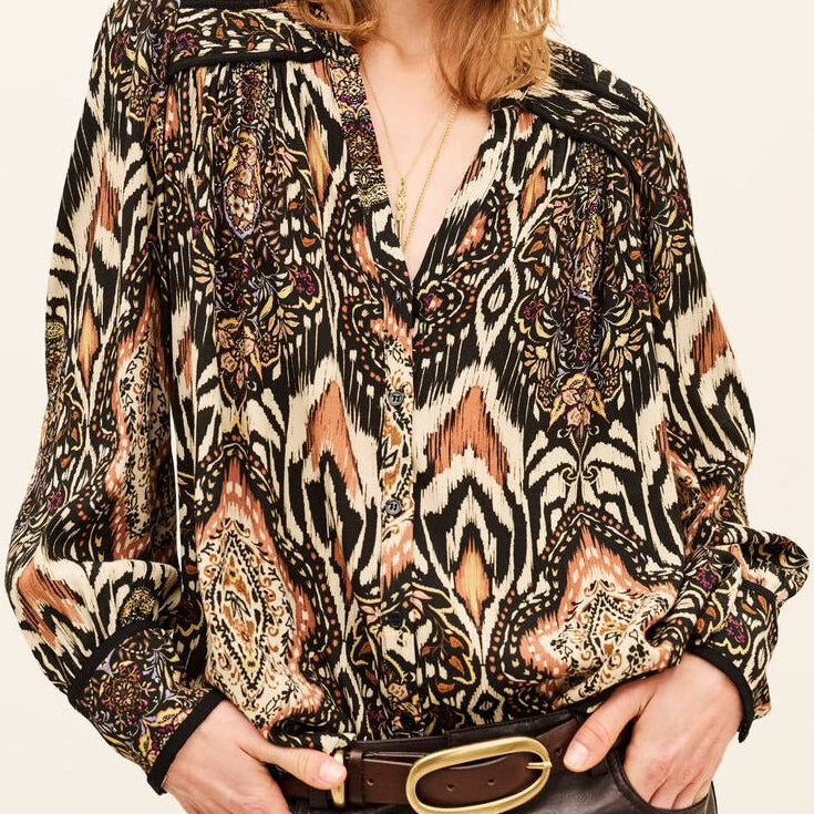 ba&sh ZOLIE Shirt | Black