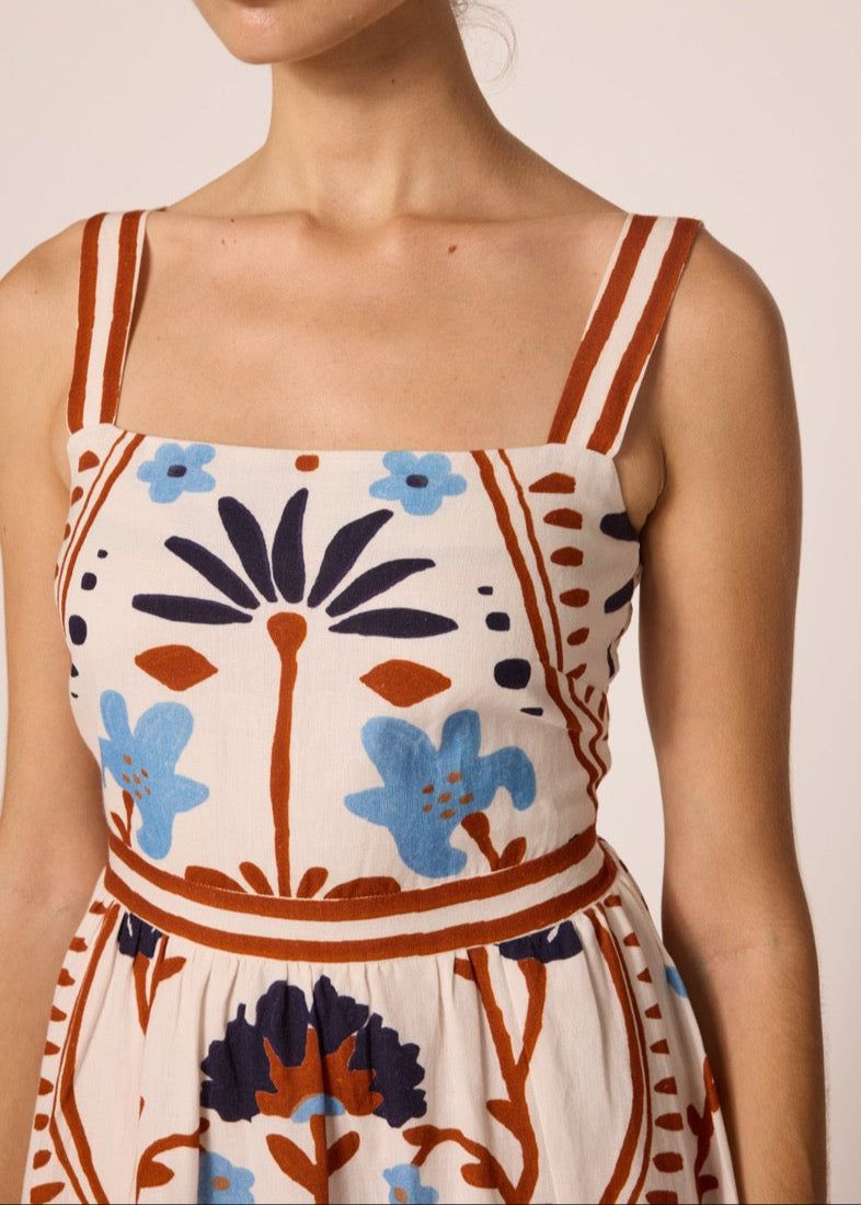 Cleobella Carmen Midi Dress | Liliana Print