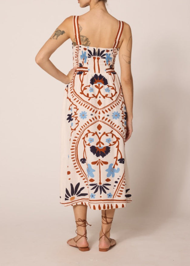 Cleobella Carmen Midi Dress | Liliana Print