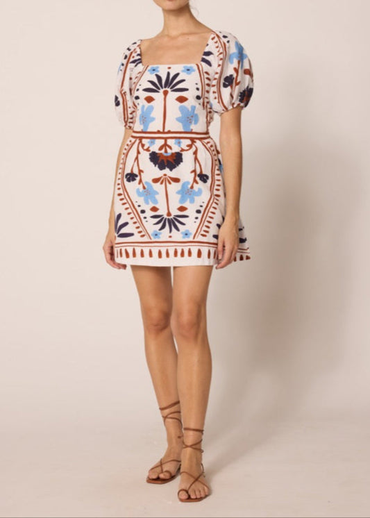 Cleobella Mariana Mini Dress | Liliana Print