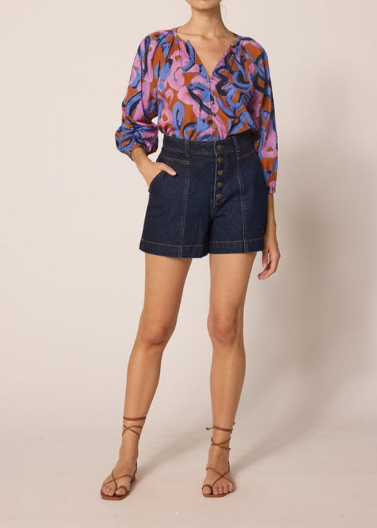 Cleobella Ramona Blouse | Fresco Print