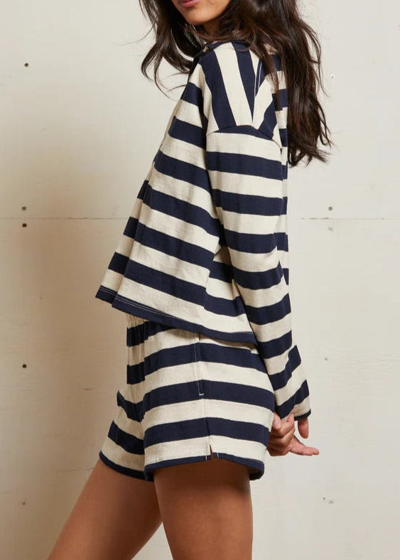 Perfect White Tee Alison Stripe Tennessee Jersey
