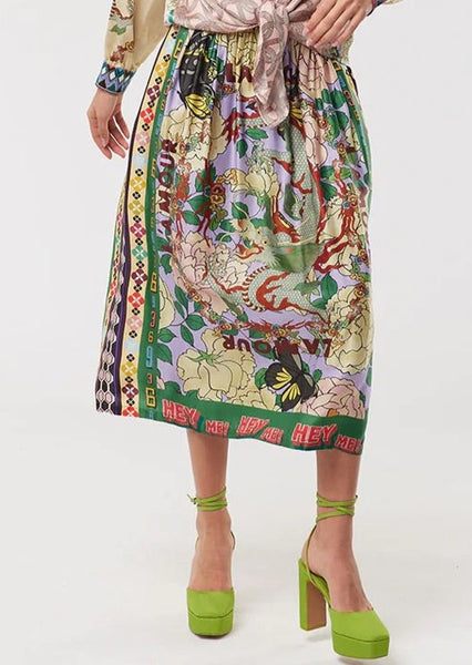Vanessa Printed Skirt L'Amour
