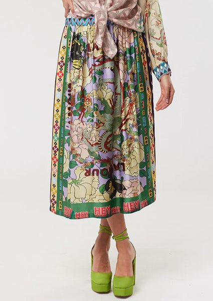 Vanessa Printed Skirt L'Amour