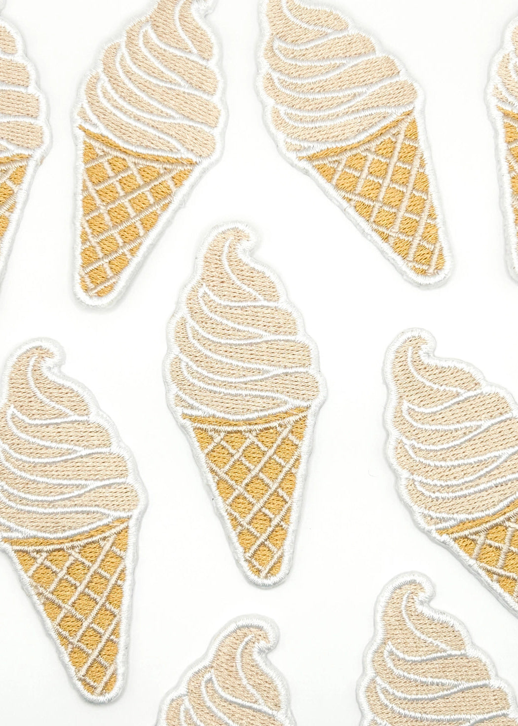 Field Trip Threads Soft Serve Ice Cream Embroidered Patch