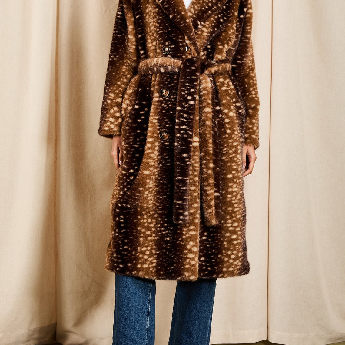 Saylor Svea Coat | Brown Multi