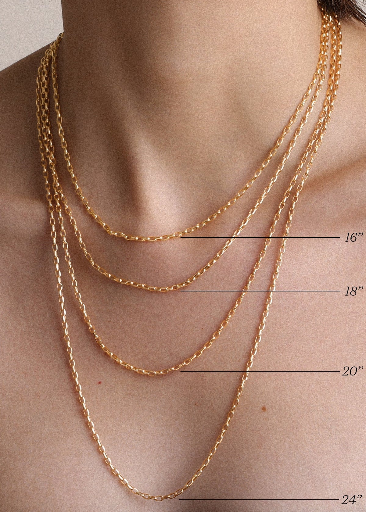 Adina Reyter 2mm Italian Chain Necklace | 16"