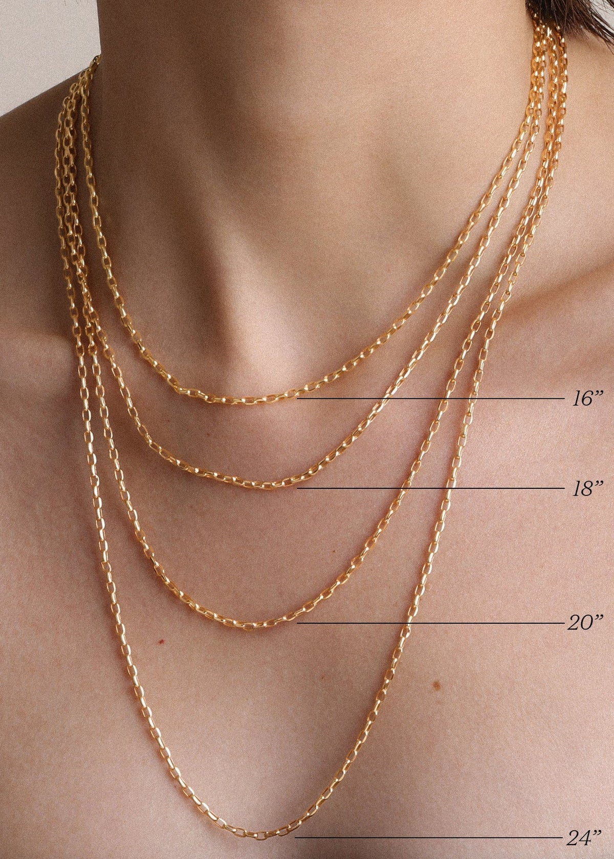 Adina Reyter 2mm Italian Chain Necklace | 18"