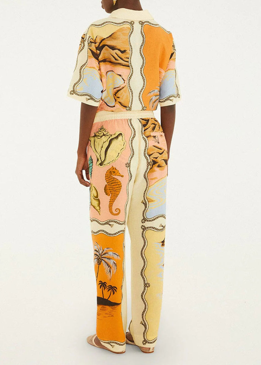 FARM Rio Multicolor Rio Souvenir Scarves Pants